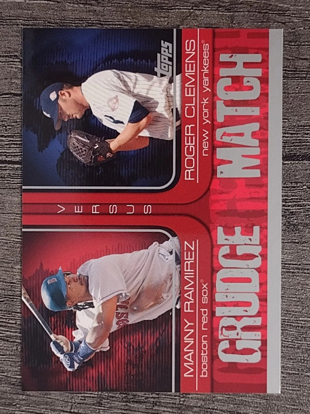 2005 Topps Grudge Match #6 Manny Ramirez/Roger Clemens