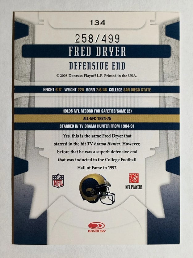 2008 Leaf Limited #134 Fred Dryer