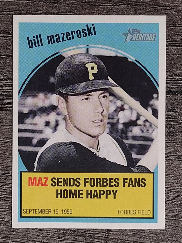 2008 Topps Heritage Baseball Flashbacks #BF4 Bill Mazeroski