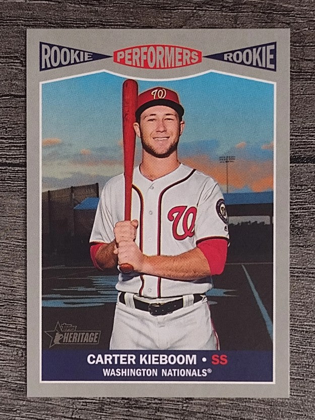 2019 Topps Heritage Rookie Performers #RP15 Carter Kieboom