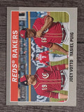 2019 Topps Heritage Combo Cards #CC9 Joey Votto/Yasiel Puig