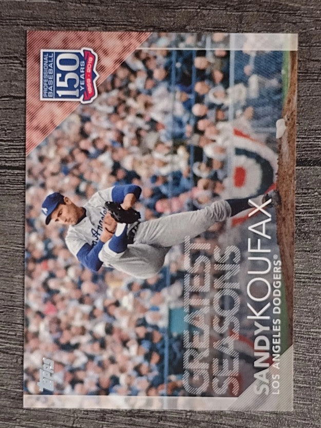 2019 Topps 150 Years of Professional Baseball #150123 Sandy Koufax