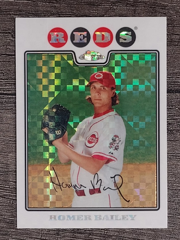 2008 Topps Chrome X-Fractors #150 Homer Bailey