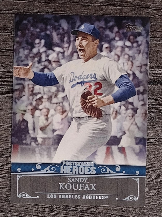 2013 Topps Update Postseason Heroes #6 Sandy Koufax