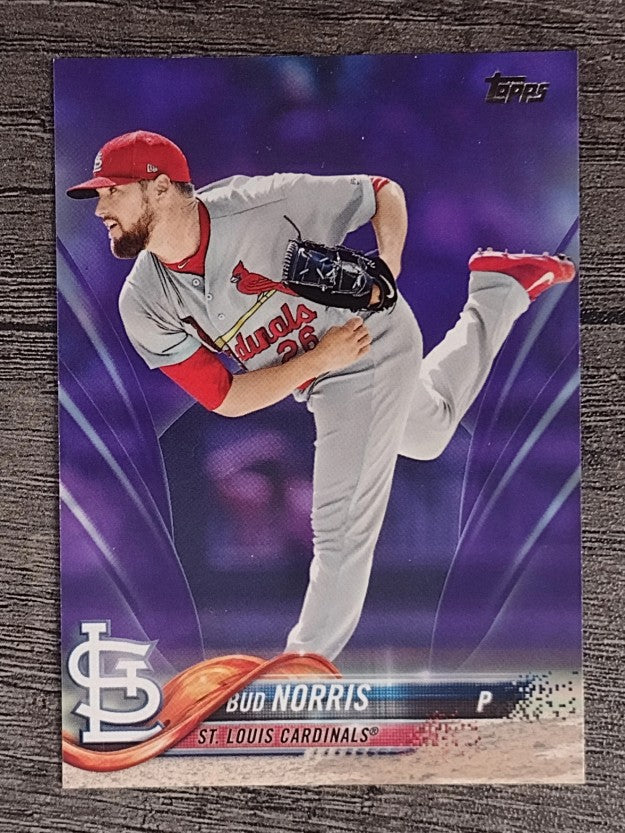 2018 Topps Purple (not Toys R US or Chrome) #686 Bud Norris