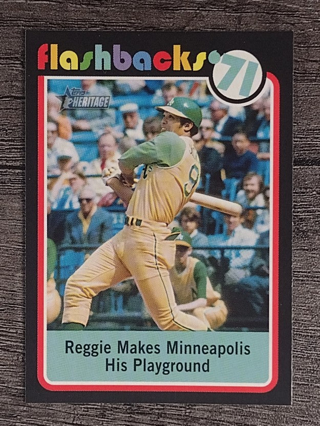 2020 Topps Heritage Baseball Flashbacks #BF6 Reggie Jackson
