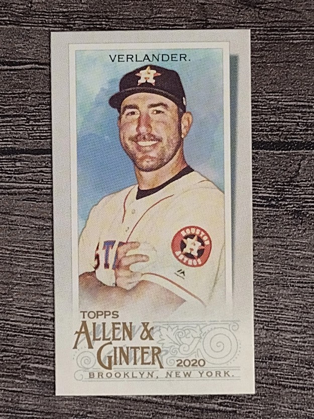 2020 Topps Allen and Ginter Mini #133 Justin Verlander