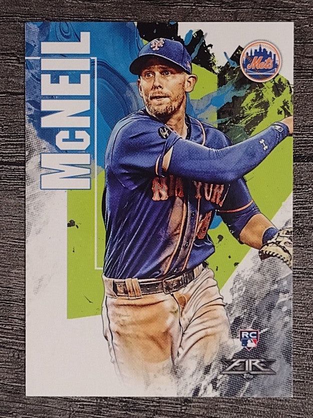 2019 Topps Fire #21 Jeff McNeil RC