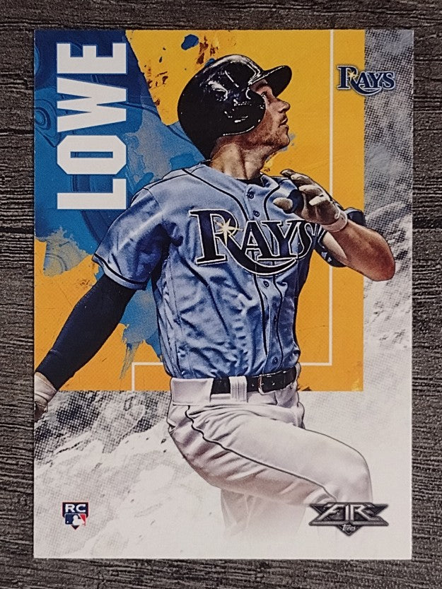 2019 Topps Fire #53 Brandon Lowe RC