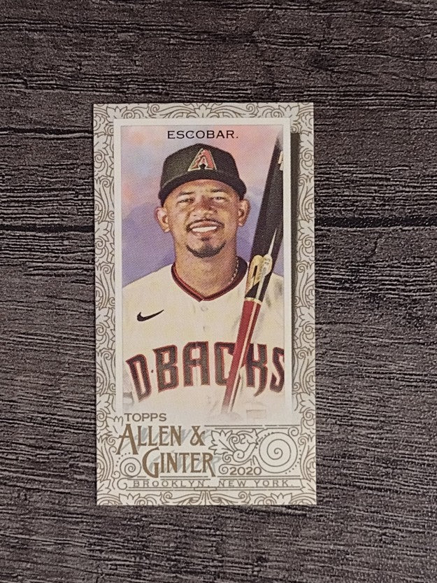 2020 Topps Allen and Ginter Mini Gold Border #268 Eduardo Escobar