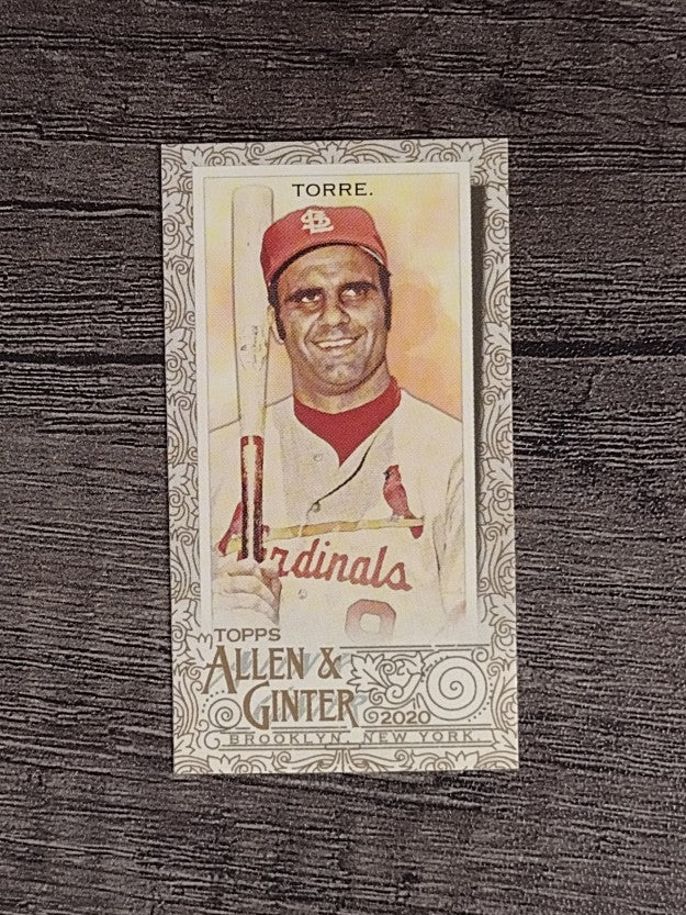 2020 Topps Allen and Ginter Mini Gold Border #140 Joe Torre