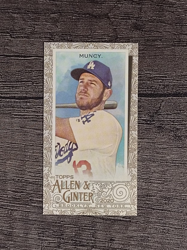 2020 Topps Allen and Ginter Mini Gold Border #227 Max Muncy