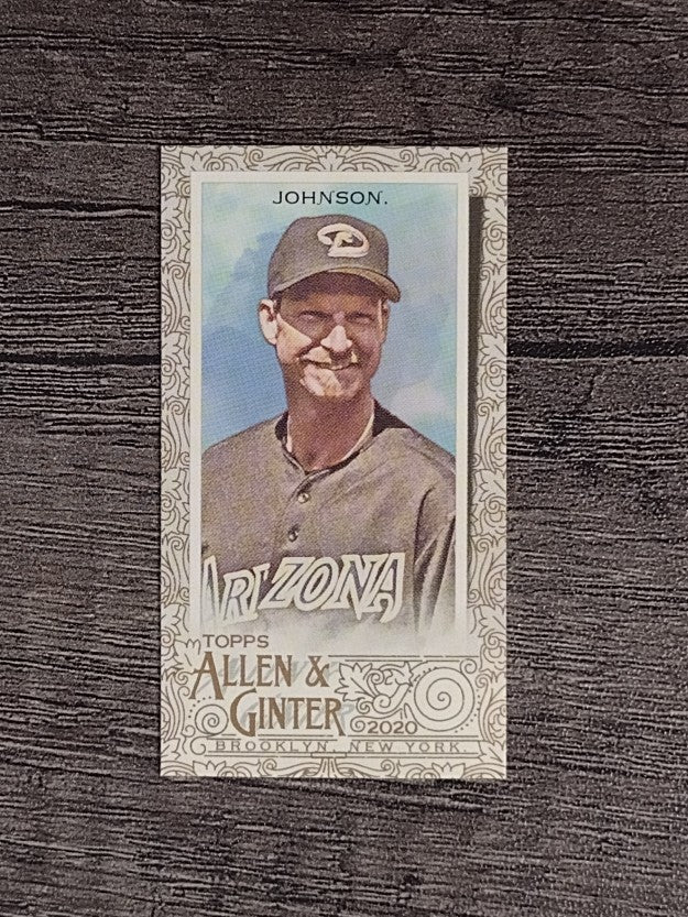 2020 Topps Allen and Ginter Mini Gold Border #2 Randy Johnson