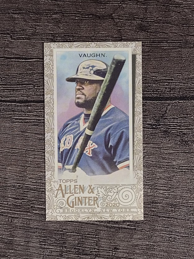 2020 Topps Allen and Ginter Mini Gold Border #342 Mo Vaughn SP