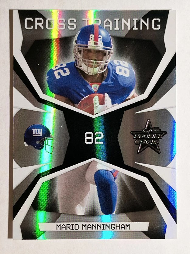 2008 Leaf Rookies and Stars Crosstraining Black #29 Mario Manningham