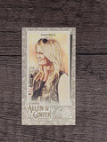 2020 Topps Allen and Ginter Mini Gold Border #288 Courtney Hansen