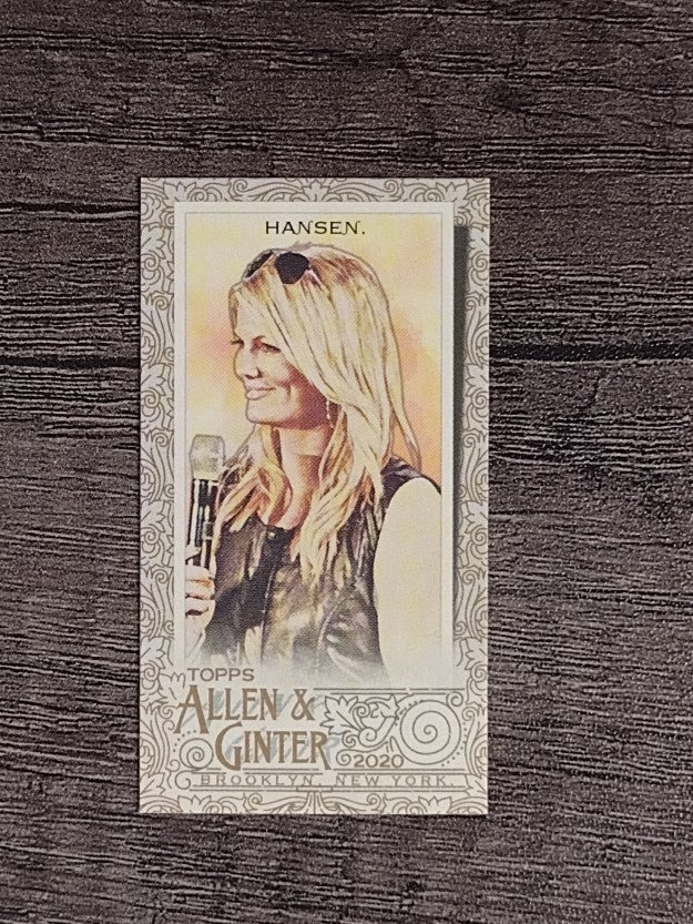 2020 Topps Allen and Ginter Mini Gold Border #288 Courtney Hansen