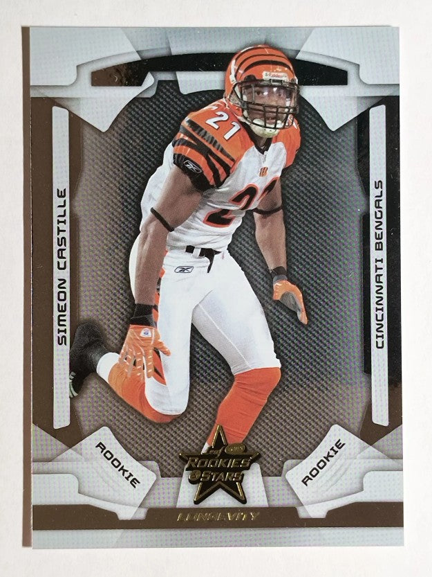 2008 Leaf Rookies and Stars Longevity #178 Simeon Castille RC