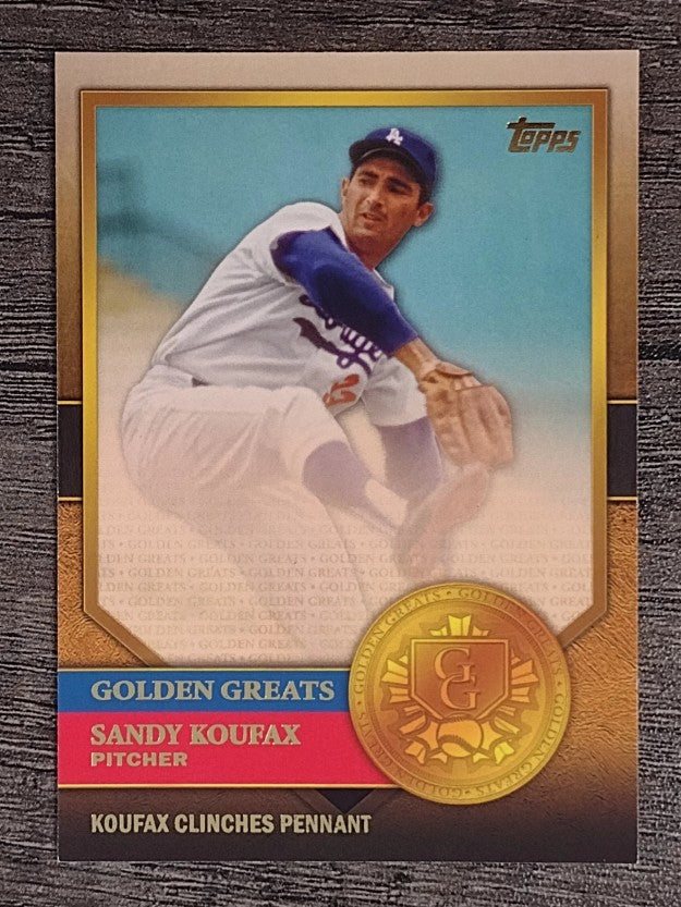 2012 Topps Golden Greats #GG48 Sandy Koufax