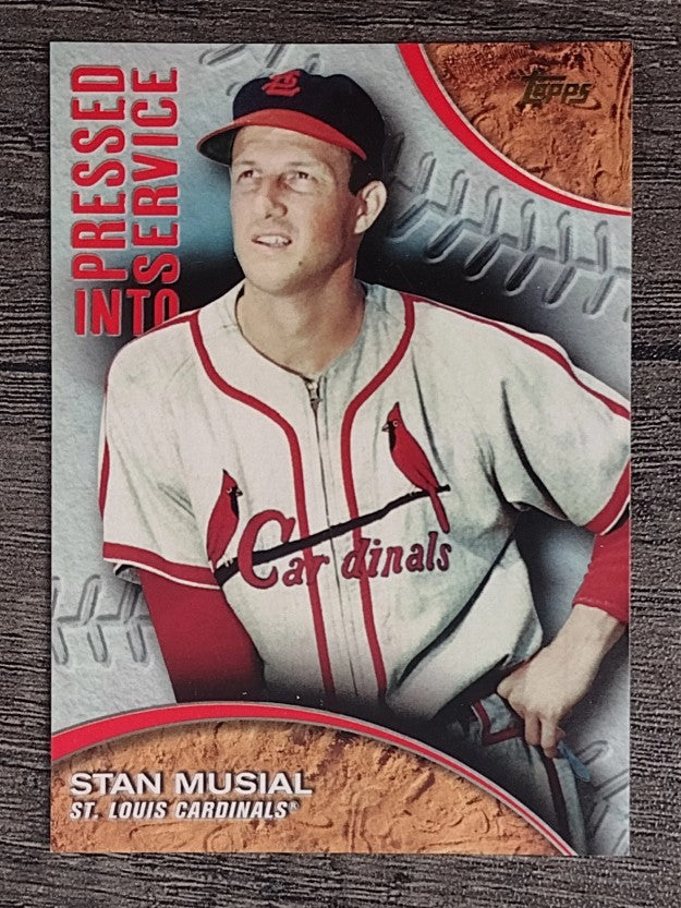 2016 Topps Pressed Into Service #PIS6 Stan Musial