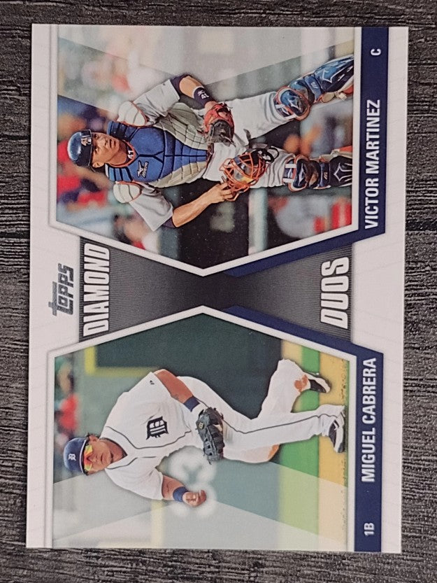 2011 Topps Diamond Duos Series 2 #DD19 Miguel Cabrera/Victor Martinez