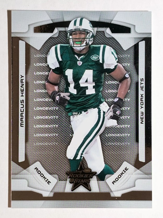 2008 Leaf Rookies and Stars Longevity Parallel Silver #194 Marcus Henry