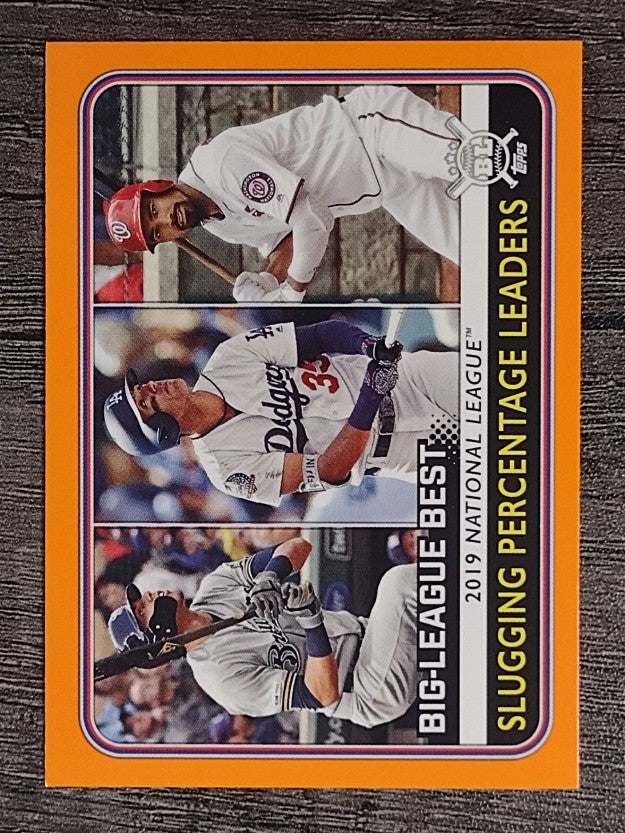2020 Topps Big League Orange #252 Anthony Rendon/Cody Bellinger/Christian Yelich