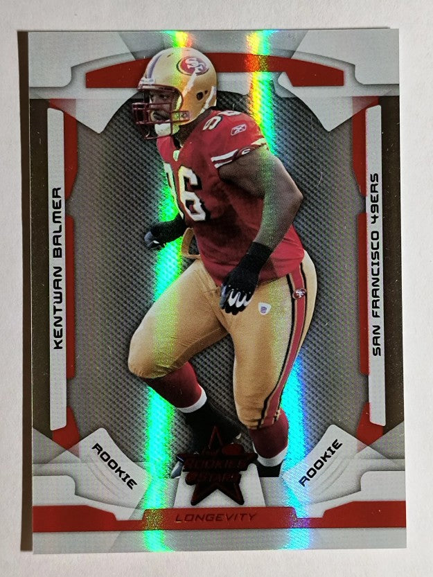 2008 Leaf Rookies and Stars Longevity Ruby #154 Kentwan Balmer