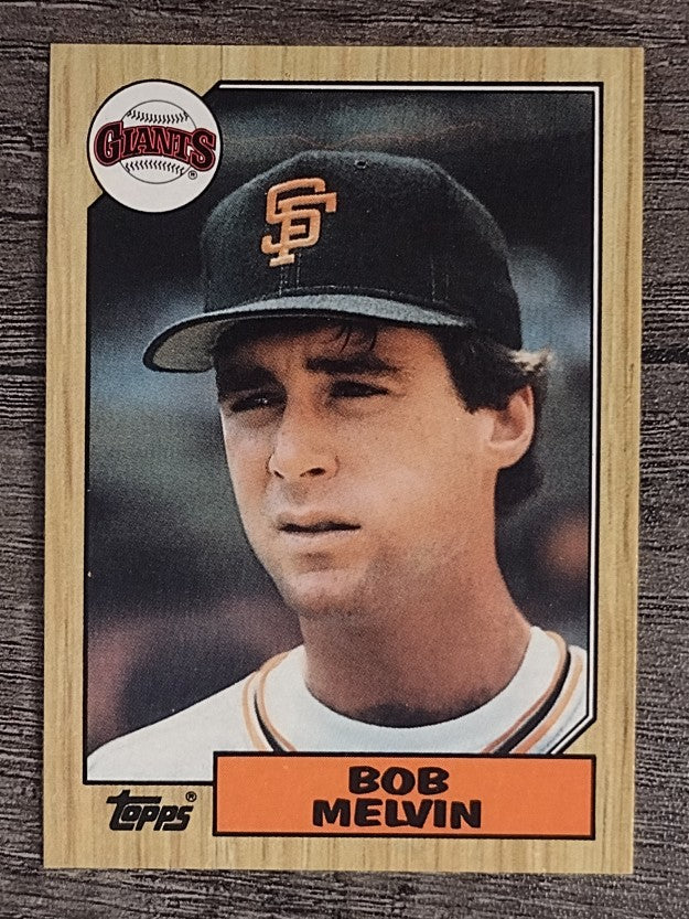 1987 Topps #549 Bob Melvin
