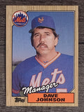 1987 Topps #543 Dave Johnson MG