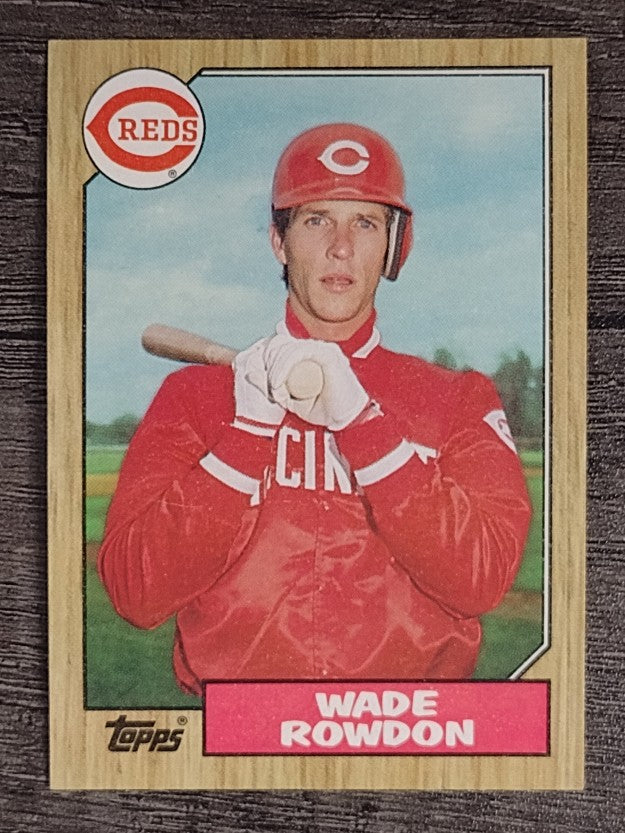 1987 Topps #569 Wade Rowdon