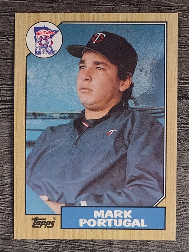 1987 Topps #419 Mark Portugal RC
