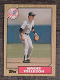 1987 Topps #224 Wayne Tolleson