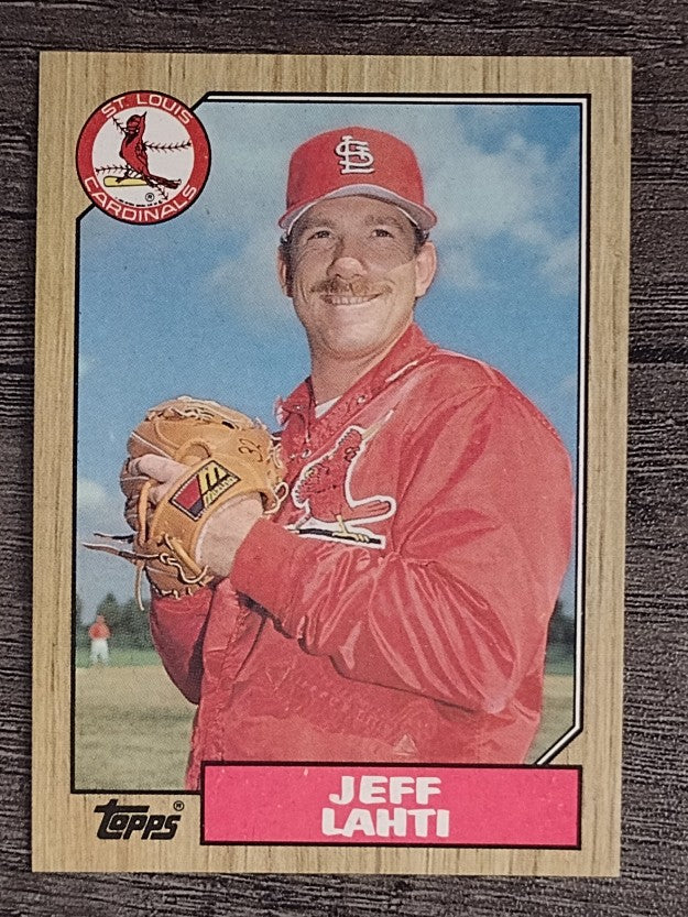 1987 Topps #367 Jeff Lahti