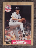 1987 Topps #555 Dennis Rasmussen