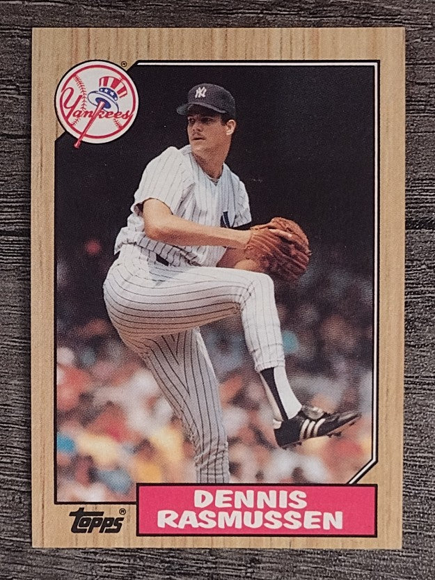 1987 Topps #555 Dennis Rasmussen