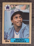 1987 Topps #347 Mickey Brantley