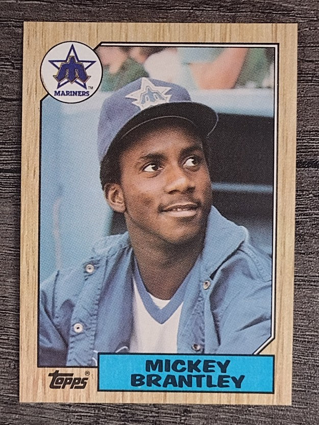 1987 Topps #347 Mickey Brantley