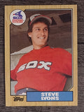 1987 Topps #511 Steve Lyons