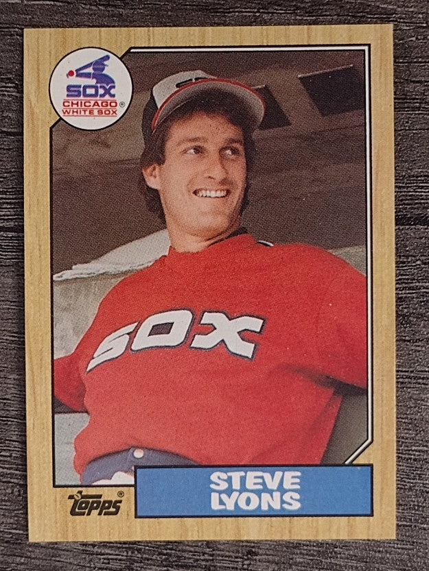 1987 Topps #511 Steve Lyons