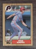 1987 Topps #666 Von Hayes