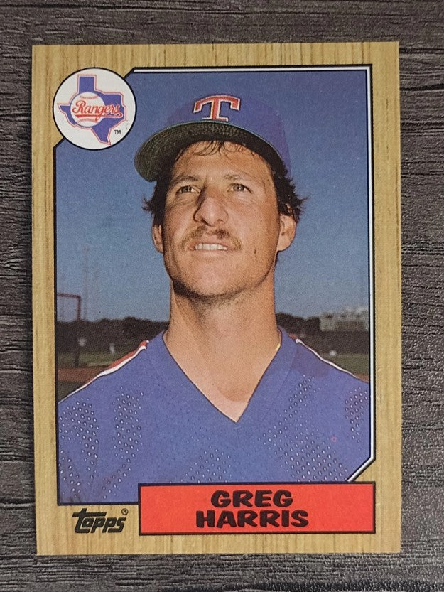 1987 Topps #44 Greg Harris