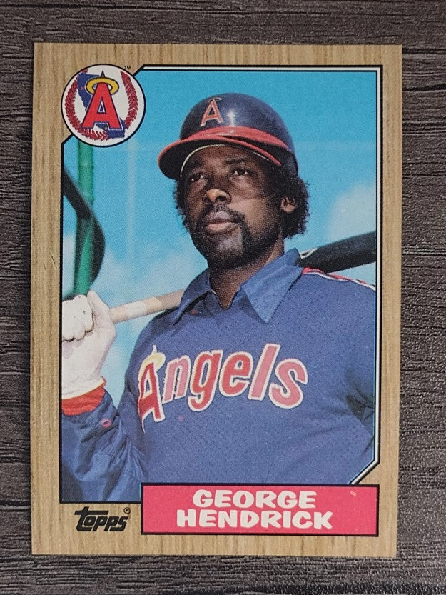 1987 Topps #725 George Hendrick