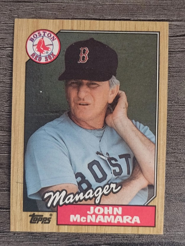 1987 Topps #368 John McNamara MG