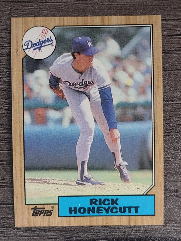 1987 Topps #753 Rick Honeycutt