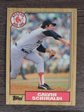 1987 Topps #94 Calvin Schiraldi