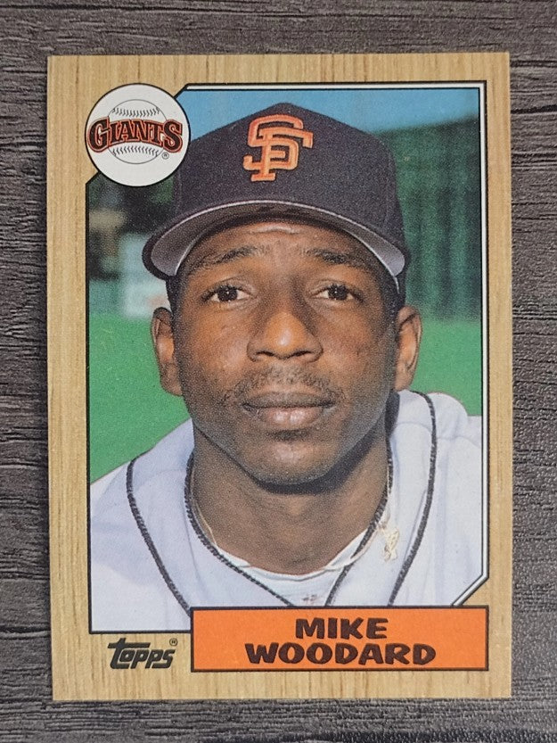 1987 Topps #286 Mike Woodard