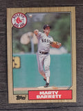 1987 Topps #39 Marty Barrett
