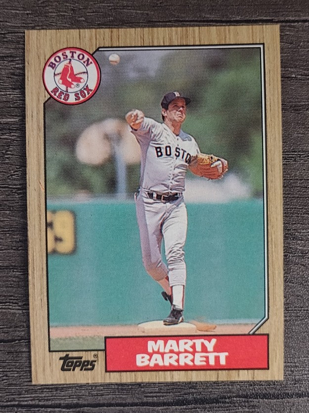1987 Topps #39 Marty Barrett