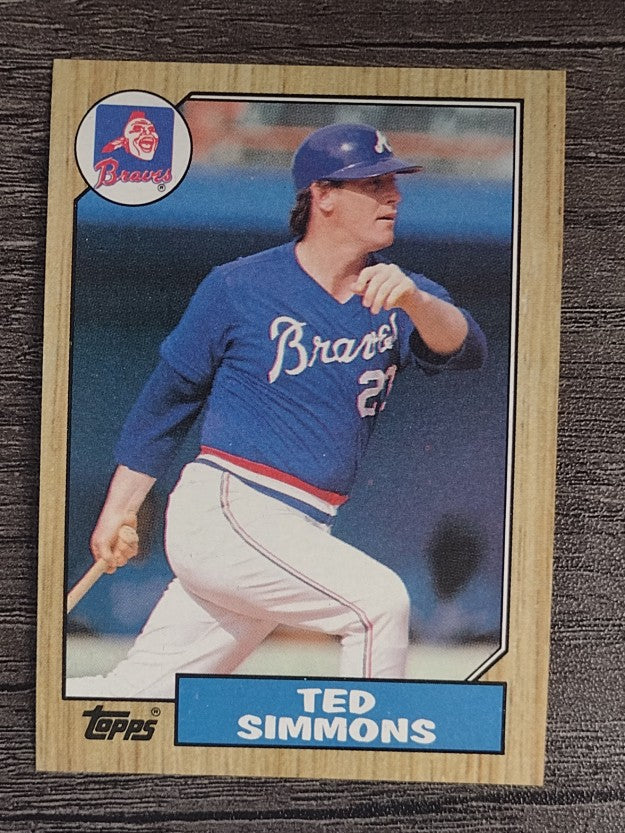 1987 Topps #516 Ted Simmons